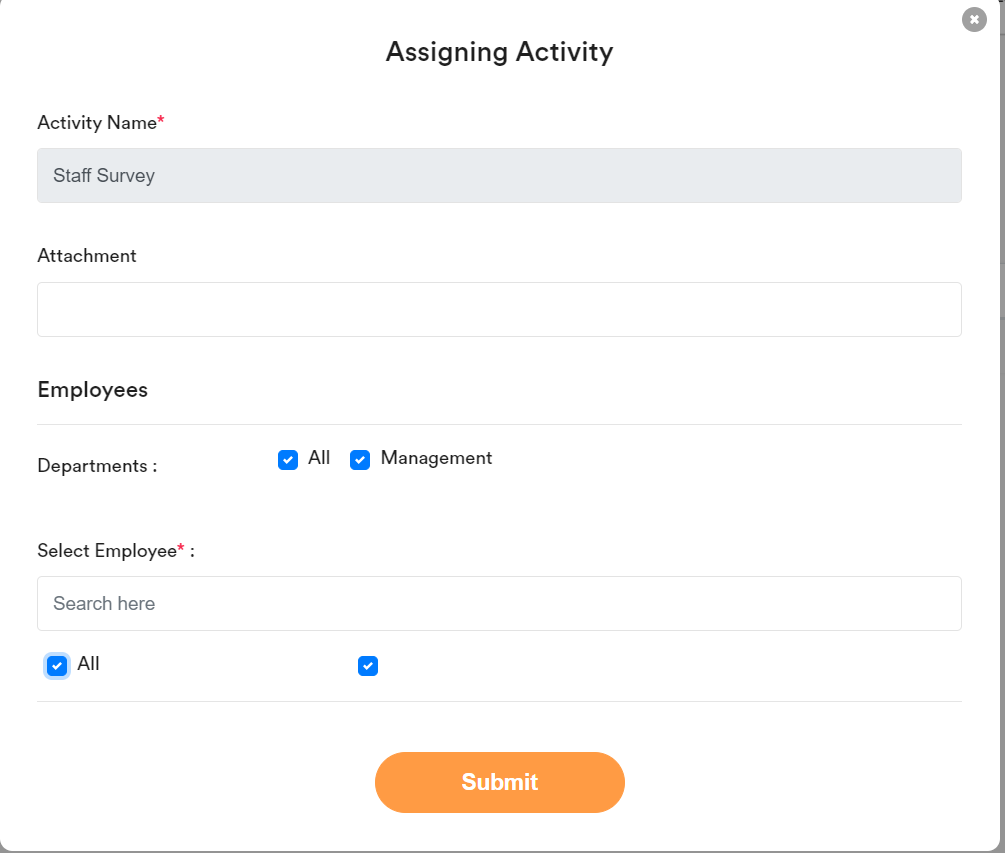Activity Setup (Admin) 5