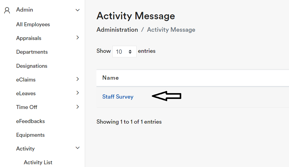 Activity Setup (Admin) 8