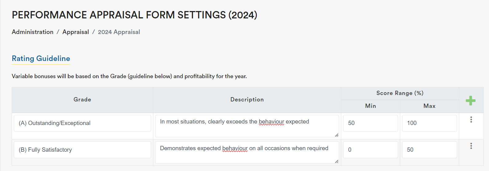Appraisal Setup (Admin) 4